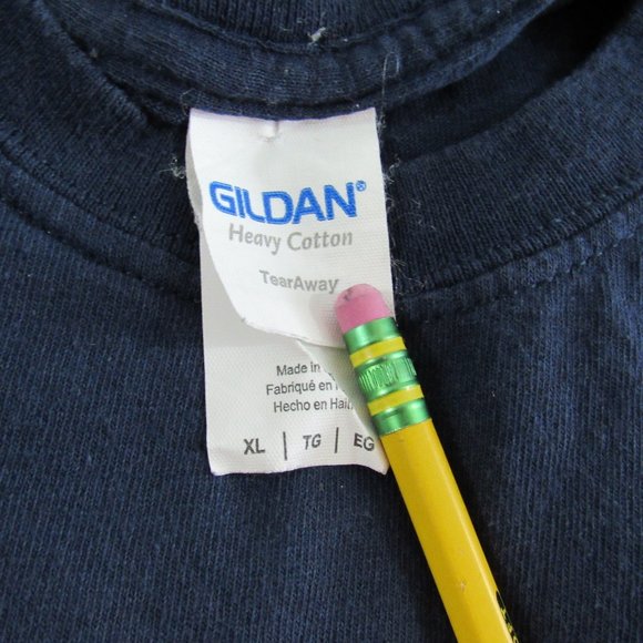 Men's XL Red White Blue, Stars Stripes, Patriotic Heavy Cotton T-Shirt, Gildan - Picture 4 of 6